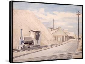 Cement Works, 1934-Eric Ravilious-Framed Stretched Canvas