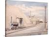 Cement Works, 1934-Eric Ravilious-Stretched Canvas