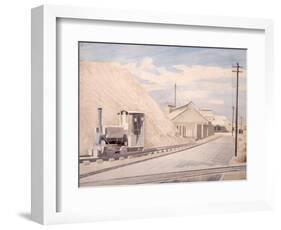 Cement Works, 1934-Eric Ravilious-Framed Giclee Print