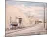 Cement Works, 1934-Eric Ravilious-Mounted Giclee Print