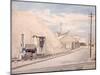 Cement Works, 1934-Eric Ravilious-Mounted Giclee Print