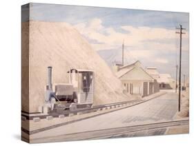 Cement Works, 1934-Eric Ravilious-Stretched Canvas