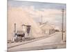 Cement Works, 1934-Eric Ravilious-Mounted Giclee Print