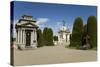 Cementario Municipal, Topiary Cypress Trees, Punta Arenas, Patagonia, Chile, South America-Tony-Stretched Canvas