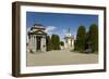 Cementario Municipal, Topiary Cypress Trees, Punta Arenas, Patagonia, Chile, South America-Tony-Framed Photographic Print