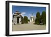 Cementario Municipal, Topiary Cypress Trees, Punta Arenas, Patagonia, Chile, South America-Tony-Framed Photographic Print