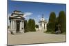 Cementario Municipal, Topiary Cypress Trees, Punta Arenas, Patagonia, Chile, South America-Tony-Mounted Photographic Print