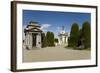 Cementario Municipal, Topiary Cypress Trees, Punta Arenas, Patagonia, Chile, South America-Tony-Framed Photographic Print