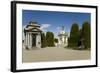 Cementario Municipal, Topiary Cypress Trees, Punta Arenas, Patagonia, Chile, South America-Tony-Framed Photographic Print