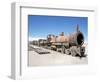 Cementerio De Trenes, Steam Engine Relics in Desert, Uyuni, Southwest Highlands, Bolivia-Tony Waltham-Framed Photographic Print