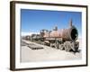 Cementerio De Trenes, Steam Engine Relics in Desert, Uyuni, Southwest Highlands, Bolivia-Tony Waltham-Framed Photographic Print