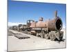 Cementerio De Trenes, Steam Engine Relics in Desert, Uyuni, Southwest Highlands, Bolivia-Tony Waltham-Mounted Photographic Print