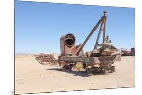 Cementerio De Trenes (Train Cemetery), Salar De Uyuni, Bolivia-Elzbieta Sekowska-Mounted Photographic Print