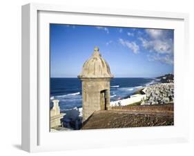 Cemetary, Fort San Felipe Del Morro, San Juan, Puerto Rico, USA, Caribbean-Miva Stock-Framed Premium Photographic Print