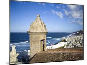 Cemetary, Fort San Felipe Del Morro, San Juan, Puerto Rico, USA, Caribbean-Miva Stock-Mounted Premium Photographic Print