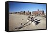 Cemeterio de Trenes (Train Cemetery), Uyuni, Potosi Department, Bolivia, South America-Ian Trower-Framed Stretched Canvas