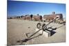 Cemeterio de Trenes (Train Cemetery), Uyuni, Potosi Department, Bolivia, South America-Ian Trower-Mounted Photographic Print