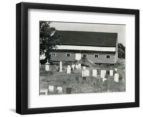Cemetery and Building, c. 1940-Brett Weston-Framed Photographic Print