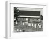 Cemetery and Building, c. 1940-Brett Weston-Framed Photographic Print