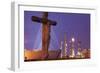 Cemetery and Petrochemical Plant, Baton Rouge, Louisiana-Paul Souders-Framed Photographic Print