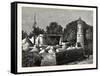 Cemetery at Khiva-null-Framed Stretched Canvas