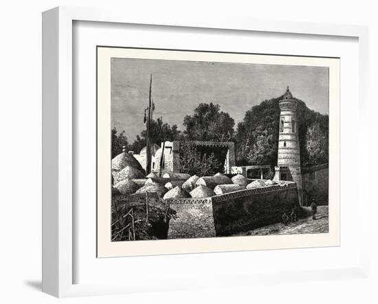 Cemetery at Khiva-null-Framed Giclee Print