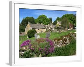 Cemetery at the Small Village of Snowhill, in the Cotswolds, Gloucestershire, England, UK-Nigel Francis-Framed Photographic Print