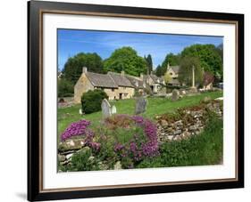 Cemetery at the Small Village of Snowhill, in the Cotswolds, Gloucestershire, England, UK-Nigel Francis-Framed Photographic Print