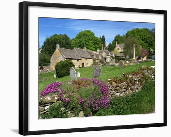 Cemetery at the Small Village of Snowhill, in the Cotswolds, Gloucestershire, England, UK-Nigel Francis-Framed Photographic Print