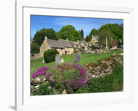 Cemetery at the Small Village of Snowhill, in the Cotswolds, Gloucestershire, England, UK-Nigel Francis-Framed Photographic Print