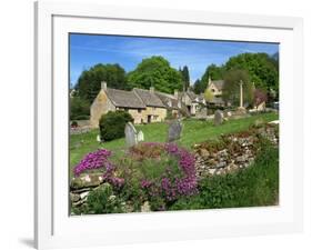 Cemetery at the Small Village of Snowhill, in the Cotswolds, Gloucestershire, England, UK-Nigel Francis-Framed Photographic Print