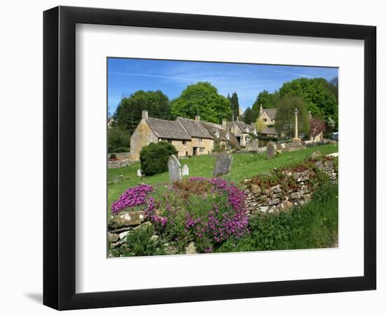 Cemetery at the Small Village of Snowhill, in the Cotswolds, Gloucestershire, England, UK-Nigel Francis-Framed Photographic Print