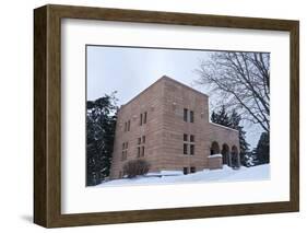 Cemetery Chapel Exterior-jrferrermn-Framed Photographic Print