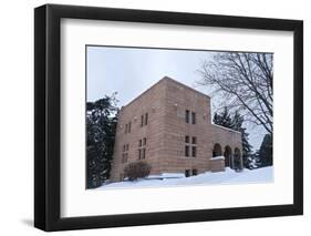 Cemetery Chapel Exterior-jrferrermn-Framed Photographic Print