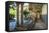 Cemetery Cloister-G and M Therin-Weise-Framed Stretched Canvas