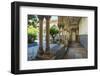 Cemetery Cloister-G and M Therin-Weise-Framed Photographic Print