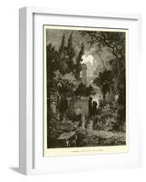 Cemetery, Feast of All Souls, Naples-null-Framed Giclee Print