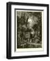 Cemetery, Feast of All Souls, Naples-null-Framed Premium Giclee Print