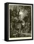 Cemetery, Feast of All Souls, Naples-null-Framed Stretched Canvas