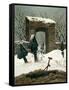 Cemetery in the Snow, 1826-Caspar David Friedrich-Framed Stretched Canvas