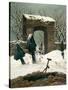 Cemetery in the Snow, 1826-Caspar David Friedrich-Stretched Canvas