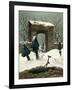 Cemetery in the Snow, 1826-Caspar David Friedrich-Framed Giclee Print