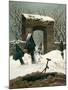 Cemetery in the Snow, 1826-Caspar David Friedrich-Mounted Giclee Print