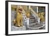 Cemetery in Wat Leu Temple, Sihanoukville Port, Sihanouk Province, Cambodia, Indochina-Richard Cummins-Framed Photographic Print