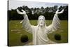 Cemetery Jesus, Manchester, North Carolina-Paul Souders-Stretched Canvas