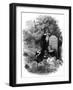 Cemetery Mother's Grave-null-Framed Art Print