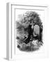 Cemetery Mother's Grave-null-Framed Art Print