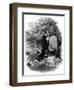 Cemetery Mother's Grave-null-Framed Art Print