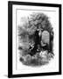 Cemetery Mother's Grave-null-Framed Art Print