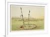 Cemetery of the Mandan People-George Catlin-Framed Premium Giclee Print